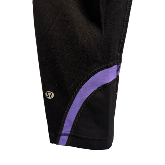 Lululemon Black and Purple Leggings - Picture 10 of 10